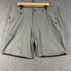 Neptune Amphibious Shorts Mens 36 Gray Quick Dry Hiking Fishing Cargo